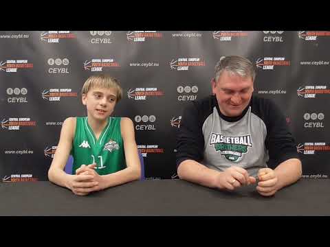 CEYBL U13 - Press conference, 13.1.2023, BK Brandýs nad Labem - SKM Zastal Zielona Góra