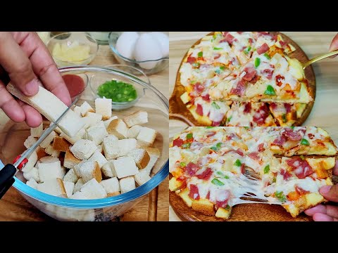 , title : 'BREAD PIZZA RECIPE! NO OVEN NEEDED AND READY IN 10 MINUTES!