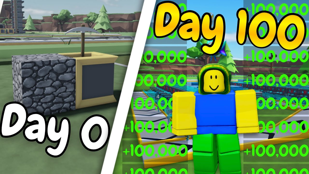 Spending 100 Days Making BILLIONS In BLOCK TYCOON (FULL MOVIE)