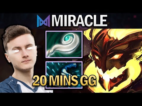 NIGMA.MIRACLE SHADOW FIEND - 20 MINS GG - DOTA 2 7.24 GAMEPLAY