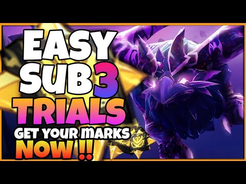 Dauntless Shadowtouched Koshai trials - EASIEST sub 3 build and guide (NEW TRIAL BEHEMOTH)