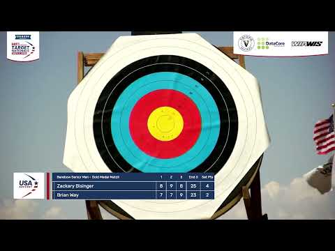 2024 U.S. Open - Barebow men's Gold Final: Way vs. Bisinger