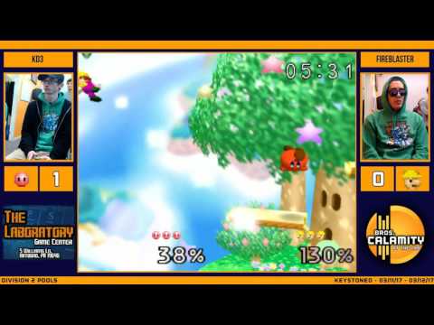 Keystoned  Kd3 KirbyFalcon vs Fireblaster YoshiPIka   Division 2   Pool 3   SSB64