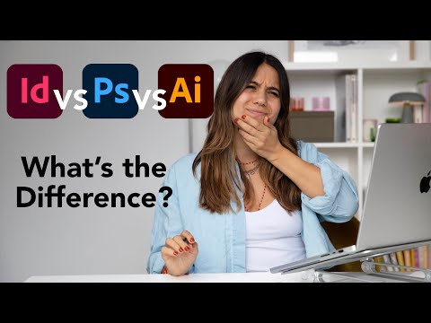 Difference between Adobe Photoshop, Illustrator & InDesign -  Graphic Design Softwares Explained