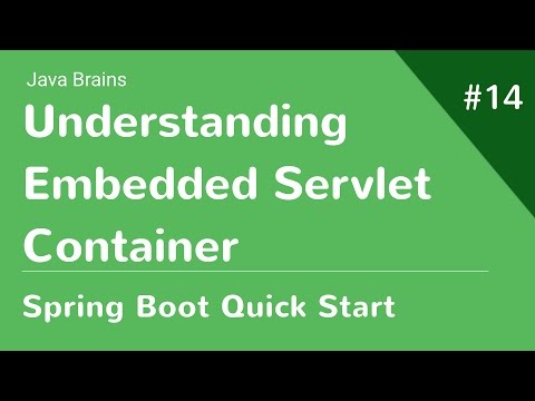 Spring Boot Quick Start 14 - What's Happening Here: Embedded Servlet Container