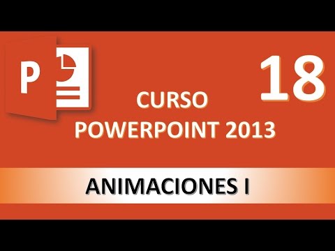 Curso PowerPoint 2013 Animaciones I Vídeo 18