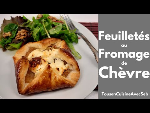 FEUILLETÉS au FROMAGE de CHÈVRE (Tous en cuisine avec Seb)