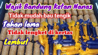 Download lagu Wajik Bandung Ketan Nanas // Tahan Lama //Tidak lengket di kertas mp3