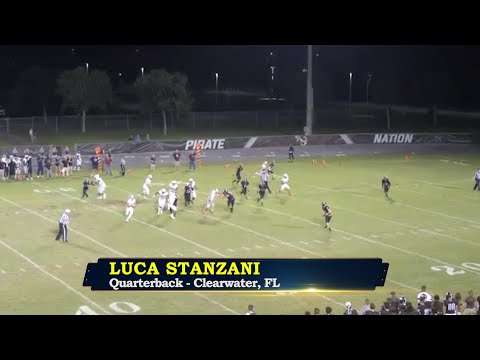 Luca Stanzani, Clearwater Academy Quarterback - Highlights
