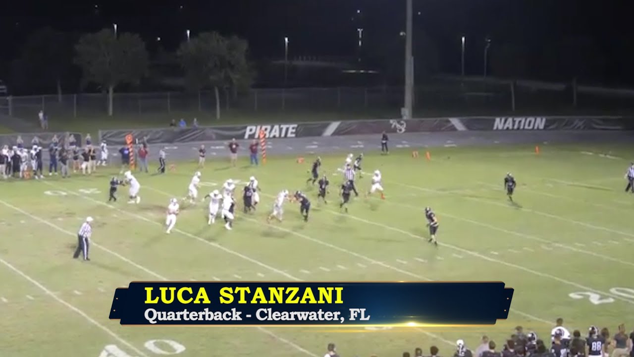 Luca Stanzani, Clearwater Academy Quarterback - Highlights