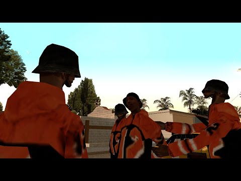 Gta San Andreas but everyone is Orange 12