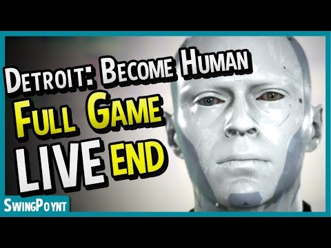 Detroit: Become Human FULL GAME MARATHON - (Detroit Become Human Gameplay Livestream ENDING)