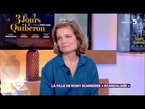La fille de Romy Schneider "scandalisée" - C à Vous - 06/06/2018