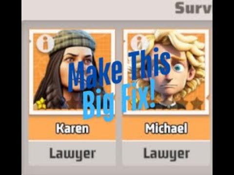 Last War - Make this fix and get the most out of your Survivors!