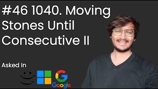YouTube video 'Moving Stones Until Consecutive II || LeetCode'