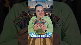 6 Chaos Rising Packs EXPLODED ON ME 🤯🔥💥 #pokemon #pokemontcg #pokemonshort #packopening #chaosrising