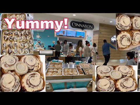 CINNABON em DIMOND MALL ANCHORAGE | Como fazer Cinnabon | Pinay Alaskan Vlogger
