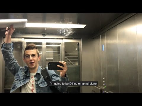 DJING AT THE TOMORROWLAND  PARTY FLIGHT