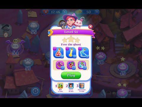 Bubble Witch Saga 2 Level 51