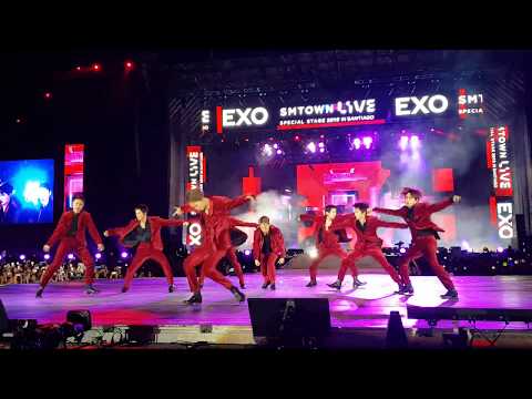 190118 EXO LOVE SHOT SMTOWN SPECIAL STAGE IN SANTIAGO CHILE