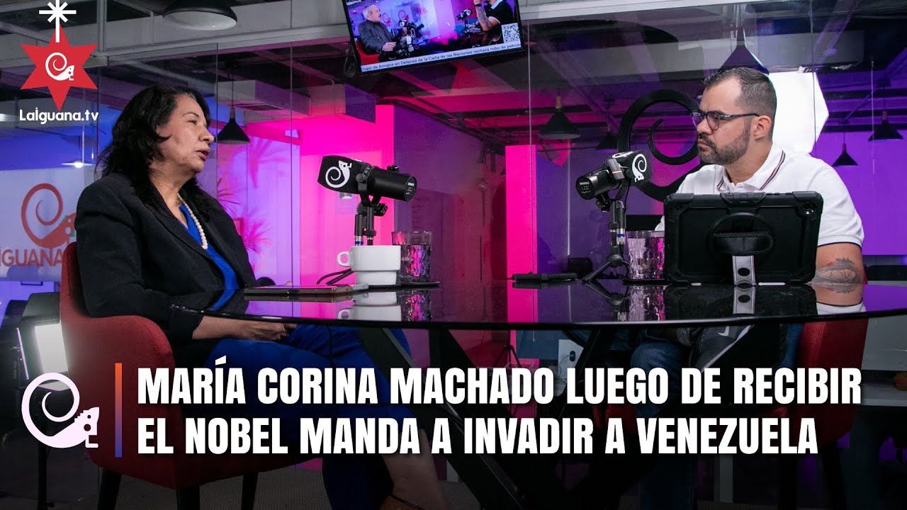 María Corina Machado luego de recibir el Nobel manda a invadir a Venezuela