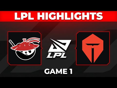 AL vs TES Highlights Game 1 | LPL 2026 Split 1 | Anyone's Legend vs Top Esports by Onivia