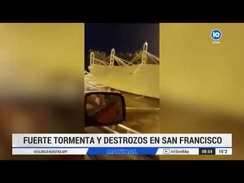 FUERTE TORMENTA Y DESTROZOS EN SAN FRANCISCO