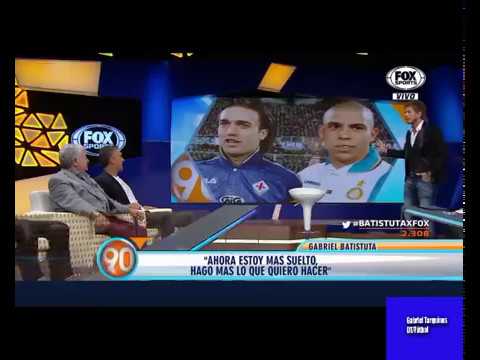 Batistuta habla de Ronaldo y Crespo