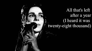 PJ Harvey - The Wheel (Lyrics)