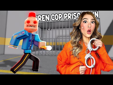 KAT ESCAPES SIREN COP’S PRISON RUN IN ROBLOX (OBBY)