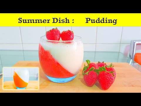 Mango Coconut Panna Cotta & Strawberry Panna Cotta | Mango & Strawberry Pudding #GPKITCHEN