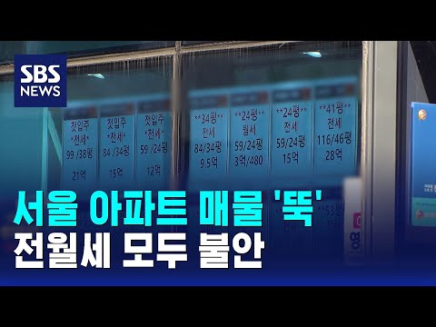 서울 아파트 매물 &#39;뚝&#39;…전월세 모두 불안 / S…