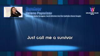 Helena Paparizou - &quot;Survivor&quot; - (on screen lyrics)