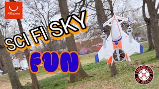 Qidi 570 SCI FI Sky Small Park Fun! #aliexpress