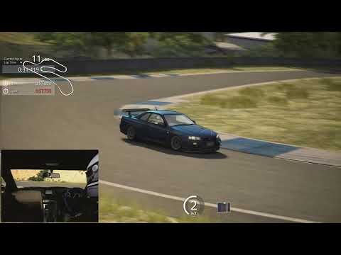 mines skyline r34 gtr! 56 second lap Ebisu Higashi