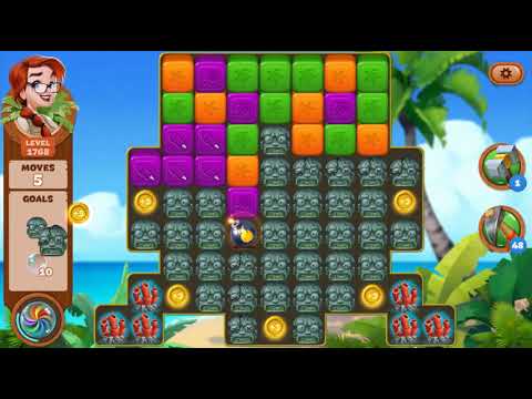 Lost Island Blast Adventure Level 1768 NO BOOSTERS - A S GAMING