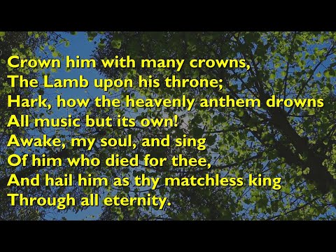 Crown Him With Many Crowns (Tune: Daidemata - 4vv) [with lyrics for congregations]