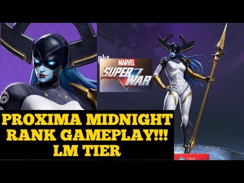PROXIMA MIDNIGHT LEGENDARY MASTER RANK GAMEPLAY!!! FT. actualjnimo MARVEL Super War!!!