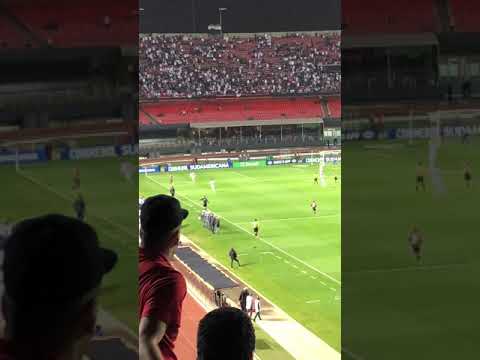 "São Paulo vs Colon final del partido y explota la hinchada" Barra: Los de Siempre &bull; Club: Colón