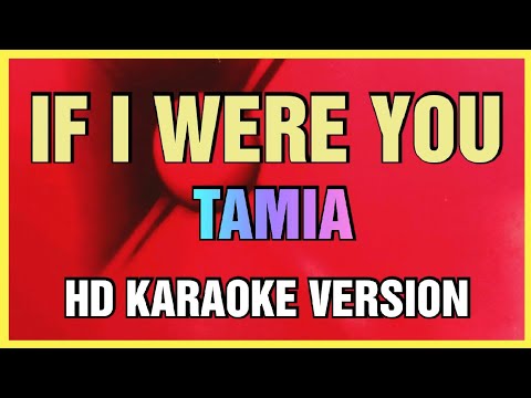 If I Were You - Tamia | Hd karaoke Version