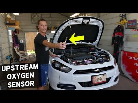 UPSTREAM OXYGEN SENSOR REMOVAL REPLACEMENT 2.4 MULTIAIR DODGE DART CHRYSLER 200 JEEP CHEROKEE