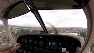 preview picture of video 'Piper Archer Landing in Independence, Oregon (7S5)'