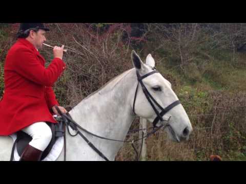 Huntsman Blowing Horn.