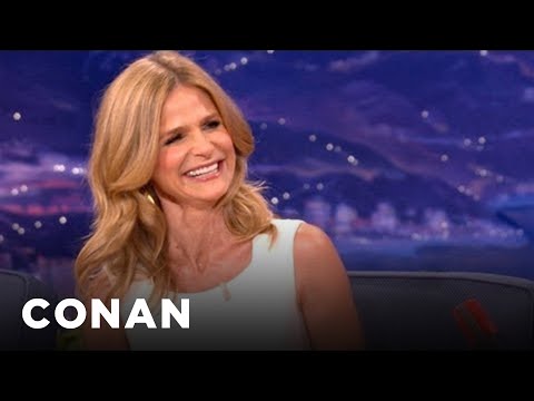 Kyra Sedgwick Reveals How Kevin Bacon Asked Her Out | CONAN on TBS