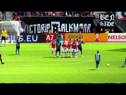 AZ - PSV 3-1 2011-2012 vrije trap Mertens