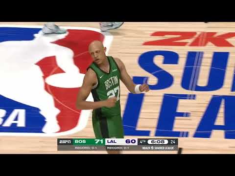 CELTICS vs LAKERS   NBA SUMMER LEAGUE   FULL GAME HIGHLIGHTS