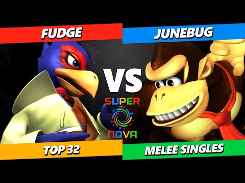 Supernova 2025 - Fudge (Falco) Vs. Junebug (Donkey Kong) Smash Melee Tournament