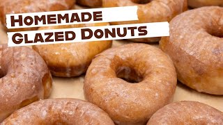 Making our homemade donuts