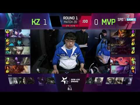 MVP vs KZ Highlights Game 2 - LCK Spring 2018