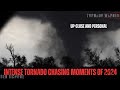 2024's Most INTENSE Tornado Chasing (So Far) - Up Close and Personal Encounters [4K]